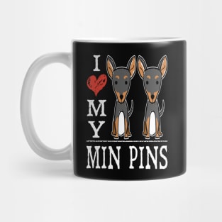 I Love My Min Pins Mug